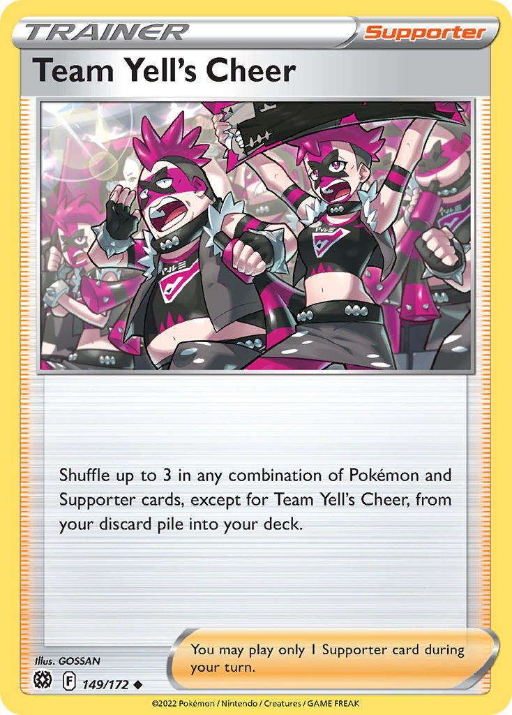 Team Yell's Cheer - 149-172