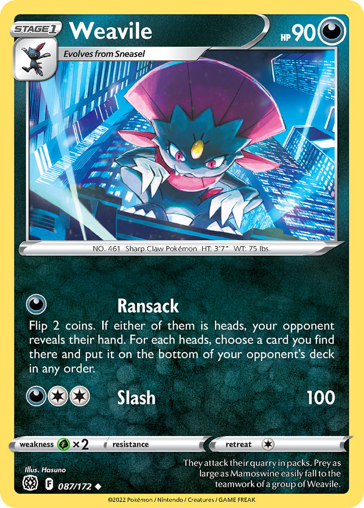 Weavile - 087-172 (RH)