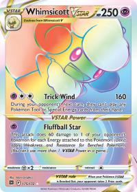 pokemon ss brilliant stars preorder february 25 2022 whimsicott v star 175 172 rainbow rare