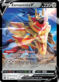 pokemon ss brilliant stars preorder february 25 2022 zamazenta v 105 172