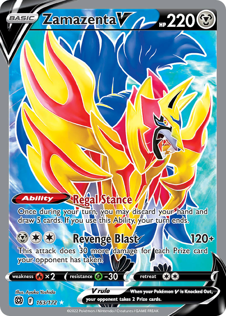 Zamazenta V - 163-172 FULL ART