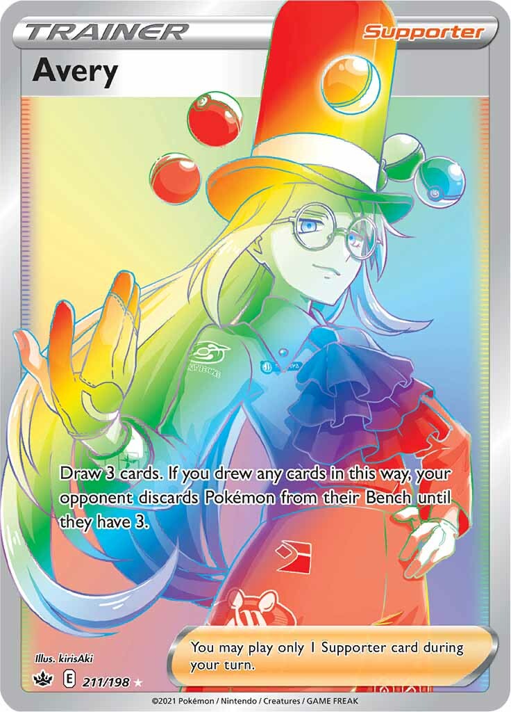 Avery 211-198 RAINBOW RARE