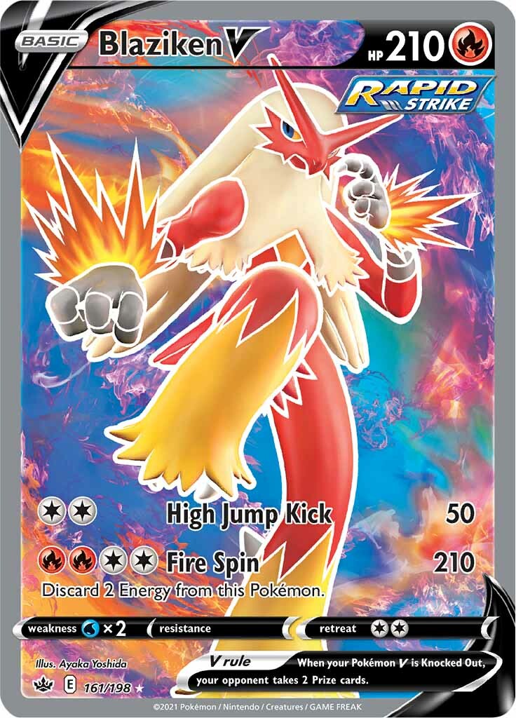 Blaziken V 161-198 FULL ART