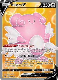 pokemon ss chilling reign blissey v 182 198 full art