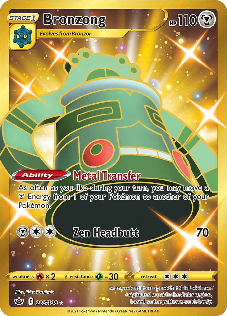 Bronzong 223-198 - SECRET RARE