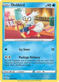 pokemon ss chilling reign delibird 032 198