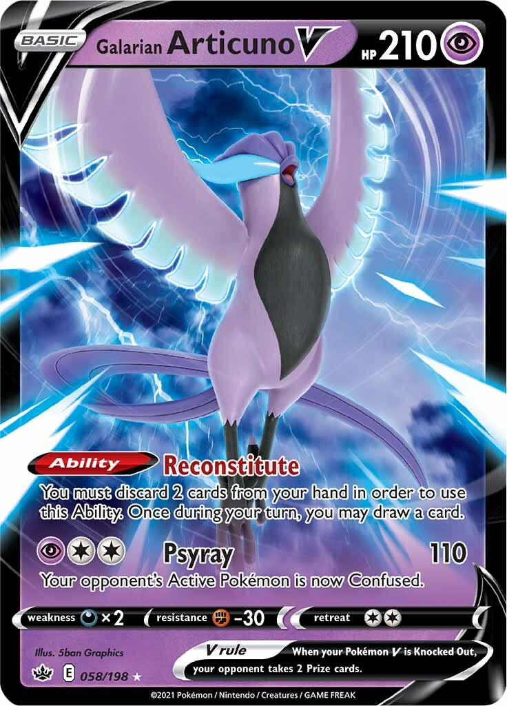 Galarian Articuno V 058-198