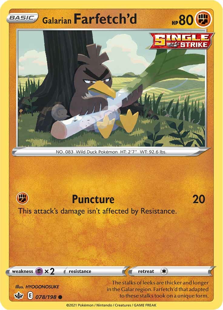 Galarian Farfetch'd 078-198