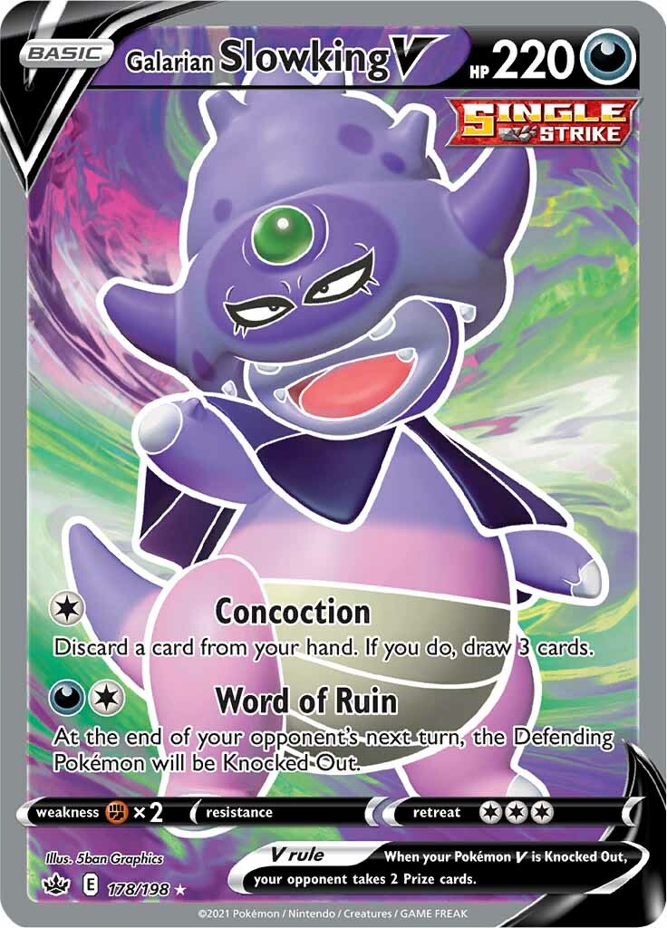 Galarian Slowking V 178-198 FULL ART