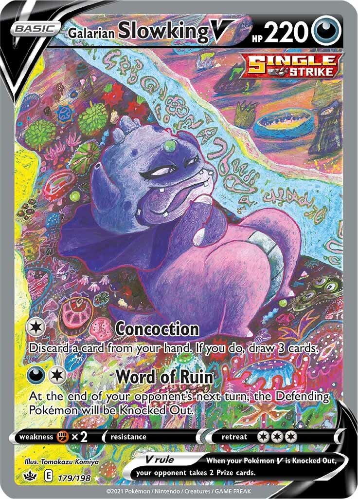 Galarian Slowking V 179-198 ALTERNATE ART