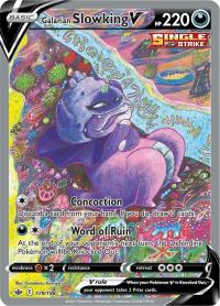 pokemon ss chilling reign galarian slowking v 179 198 alternate art