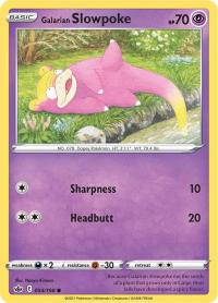 pokemon ss chilling reign galarian slowpoke 054 198