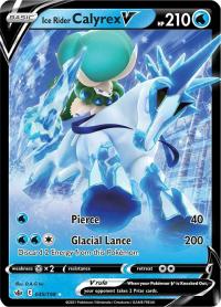 pokemon ss chilling reign ice rider calyrex v 045 198