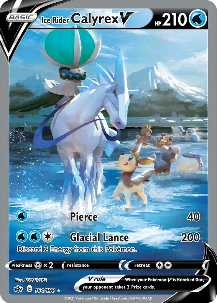 Ice Rider Calyrex V 164-198 ALTERNATE ART