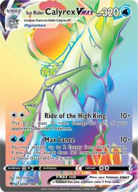 pokemon ss chilling reign ice rider calyrex vmax 202 198 rainbow rare