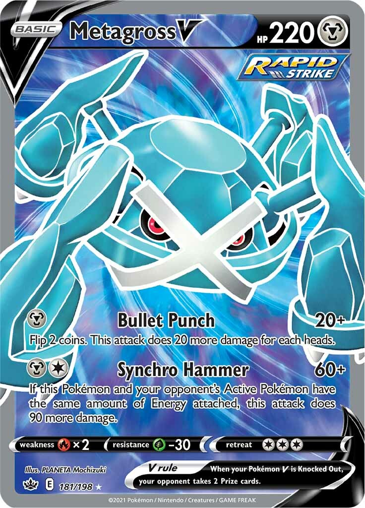 Metagross V 181-198 FULL ART