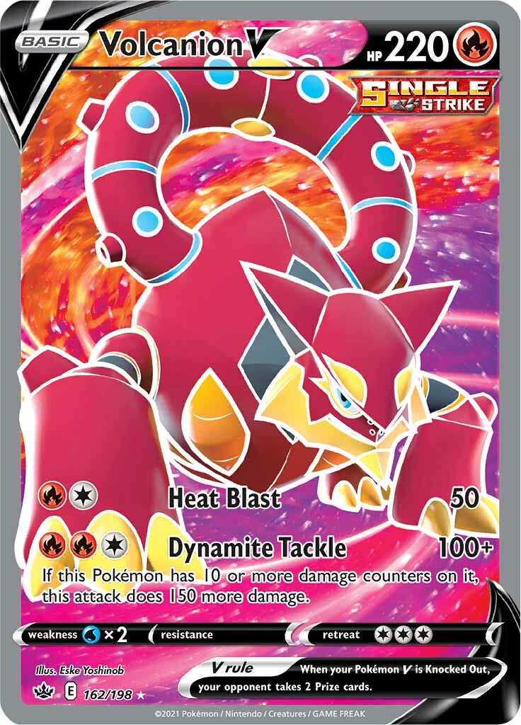 Volcanion V 162-198 FULL ART