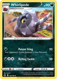 pokemon ss chilling reign whirlipede 106 198