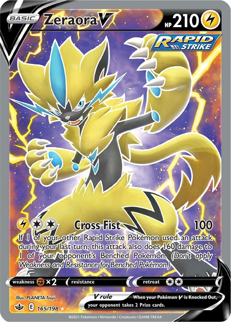 Zeraora V 165-198 FULL ART