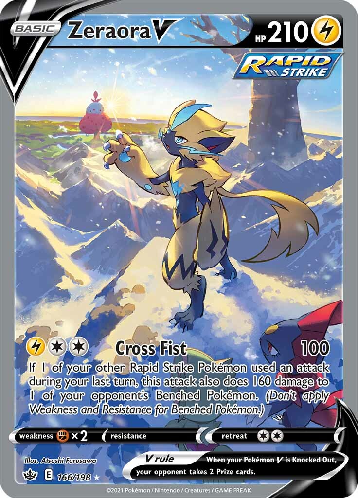 Zeraora V 166-198 ALTERNATE ART