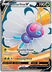 pokemon ss darkness ablaze butterfree v 177 189 full art