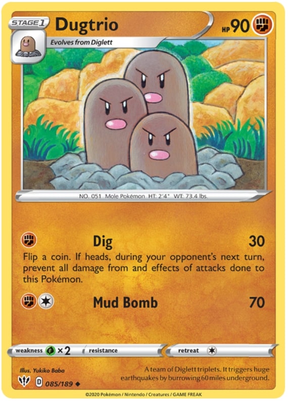 Dugtrio 085-189 (RH)