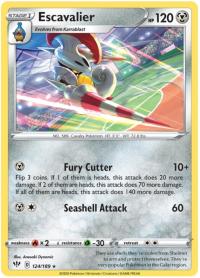 pokemon ss darkness ablaze escavalier 124 189 rh