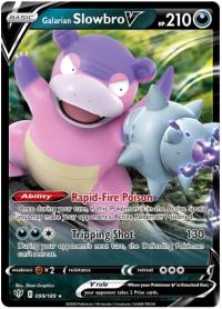 pokemon ss darkness ablaze galarian slowbro v 099 189