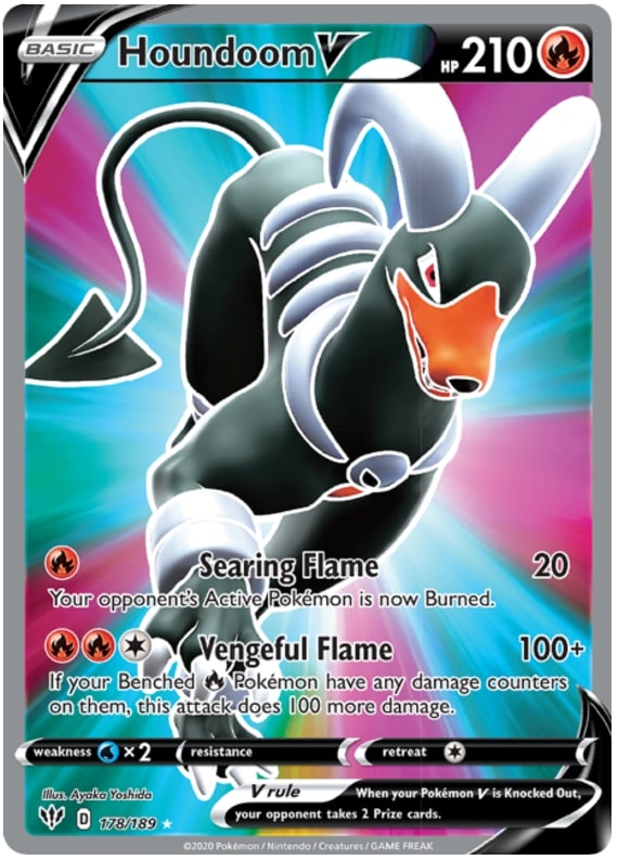 Houndoom V 178-189 - FULL ART