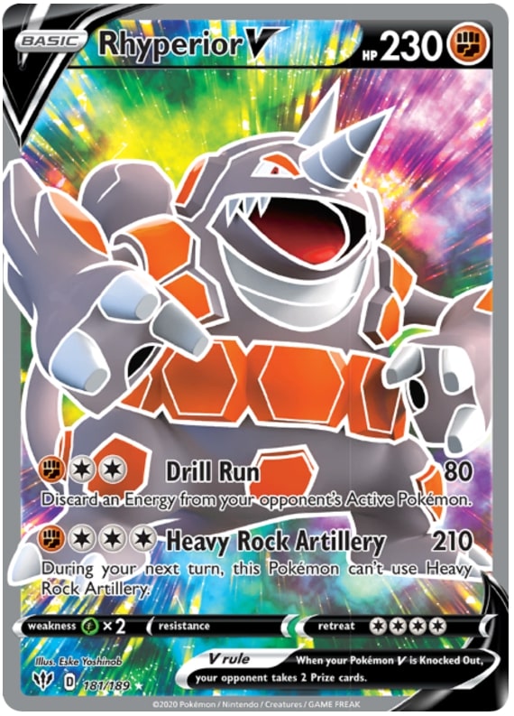 Rhyperior V 181-189 - FULL ART