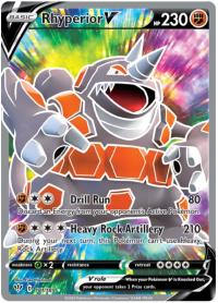 pokemon ss darkness ablaze rhyperior v 181 189 full art