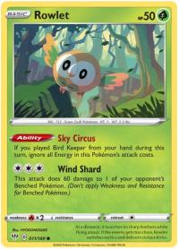 pokemon ss darkness ablaze rowlet 011 189 rh