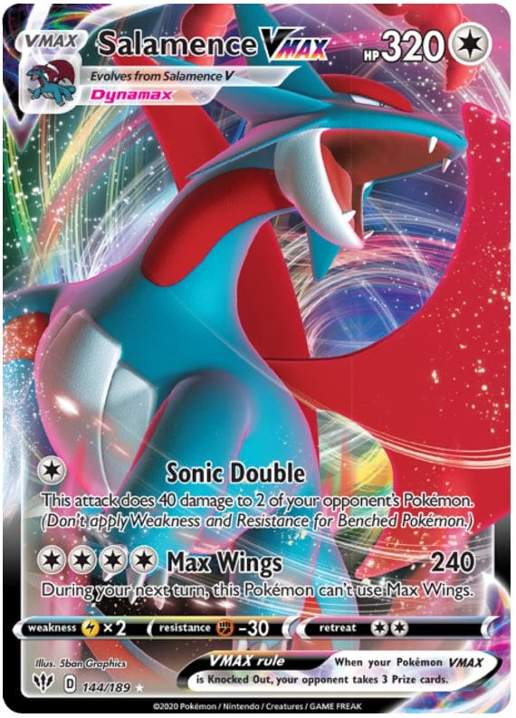 Salamence VMAX 144-189