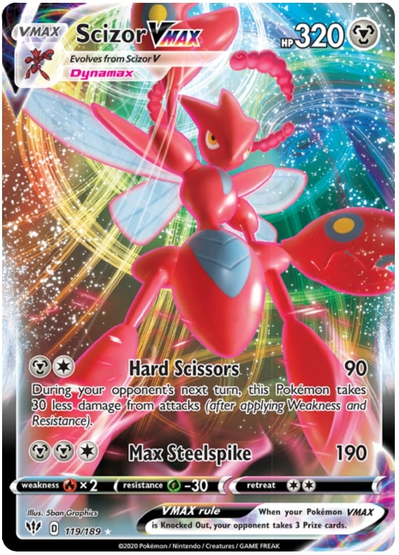 Scizor VMAX 119-189