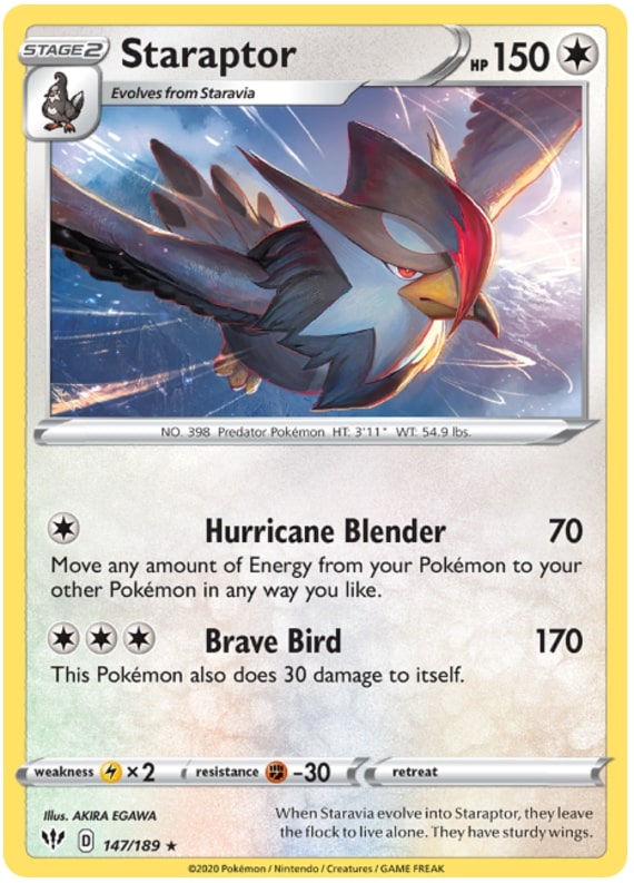 Staraptor 147-189