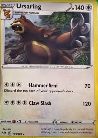 pokemon ss darkness ablaze ursaring 139 189