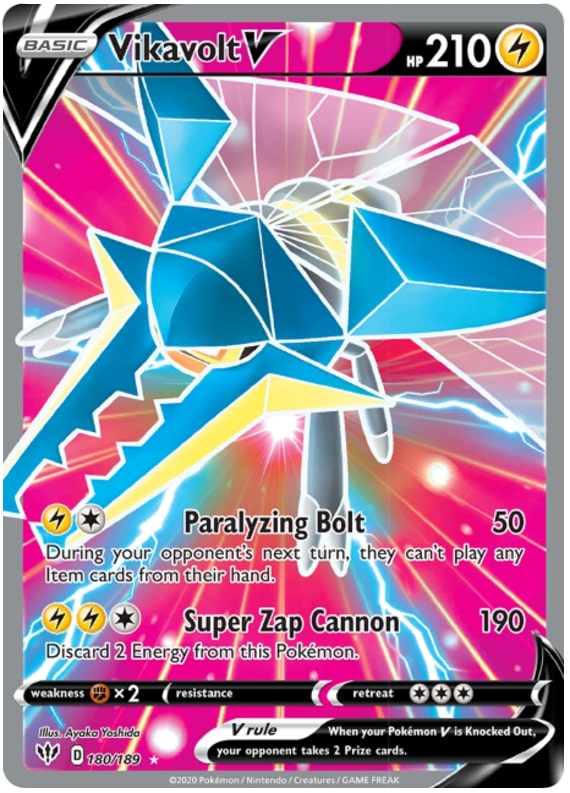 Vikavolt V 180-189 - FULL ART