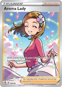 pokemon ss evolving skies aroma lady 199 203 full art