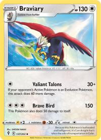 pokemon ss evolving skies braviary 137 203 rh