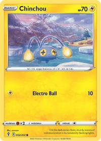 pokemon ss evolving skies chinchou 052 203
