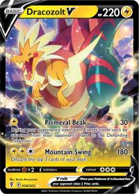 pokemon ss evolving skies dracozolt v 058 203