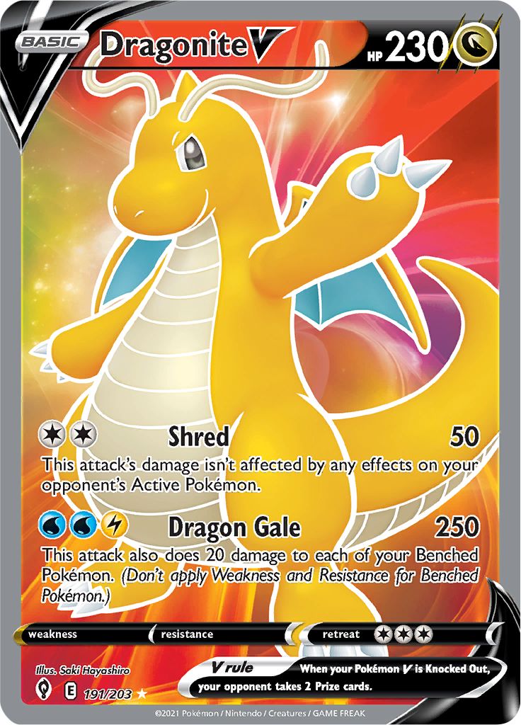 Dragonite V - 191-203 FULL ART