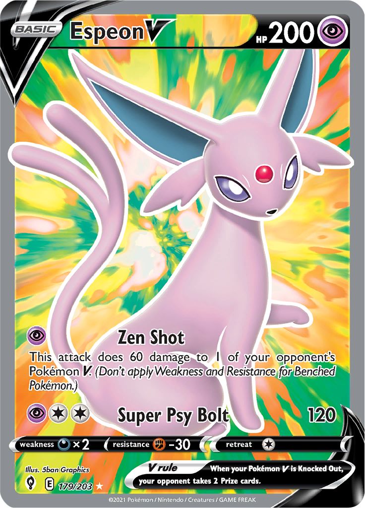 Espeon V - 179-203 FULL ART