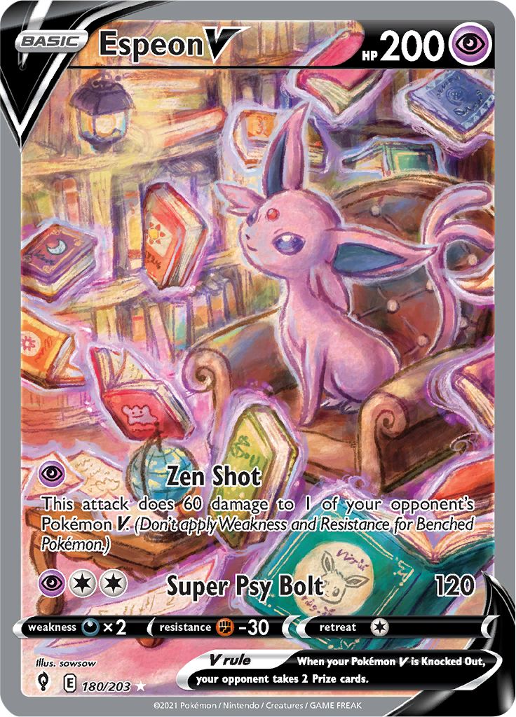 Espeon V - 180-203 ALTERNATE ART