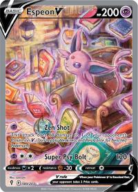 pokemon ss evolving skies espeon v 180 203 alternate art