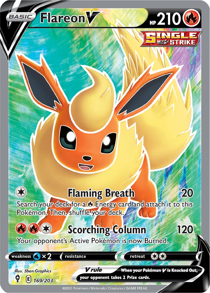 Flareon V - 169-203 FULL ART