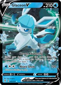 pokemon ss evolving skies glaceon v 040 203