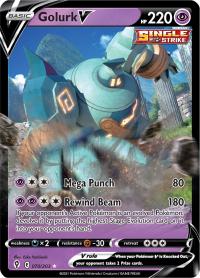 pokemon ss evolving skies golurk v 070 203