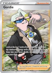 pokemon ss evolving skies gordie 201 203 full art