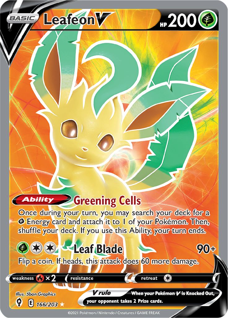 Leafeon V - 166-203 FULL ART